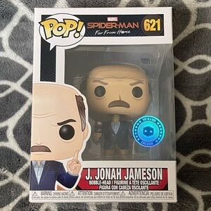 Funko Pop! J. Jonah Jameson #621 ! Marvel Spider-Man ! VAULTED !